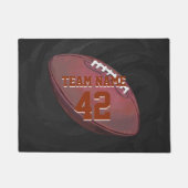 De Naam van de speler op Geschilderde Football Deurmat (Voorkant)