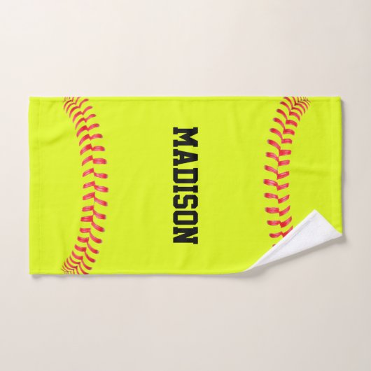 De Naam van de Speler van de douane Softball, de N Handdoek (Handdoek)