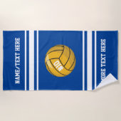De Naam van de Speler van het Team van de Ball van Strandlaken (Voorkant)