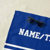 De Naam van de Speler van Lacrosse of van het Team Strandlaken (In situ)