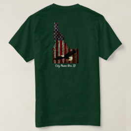 DE NAAM VAN DE STAD VAN DE DOUANE ELGF BRNT WD - I T-SHIRT