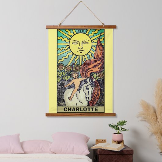 De naam van de Sun Tarot Kaart Hangend Wandkleed (Slaapkamer)