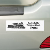 De Naam van de Tekst van de verandering - waarschi Bumpersticker (Op auto)