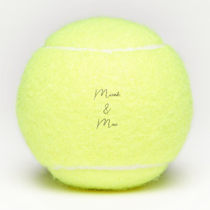 De Naam van de weduwespaar Datum Gepersonaliseerd Tennisballen