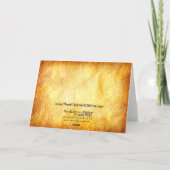 De naam van God YHWH Hebreeuwse kaart (Achterkant)