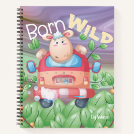 De naam van het Adventure Notitieboek Cute Lamb