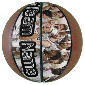 De naam van het Basketball Team Photo Team persona Basketbal (Verticaal)