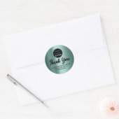 De Naam van het Bedrijf van de logo Dank u het Ver Ronde Sticker (Envelop)