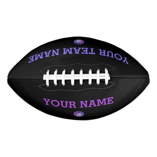 De Naam van het Football van de douane en de Naam  (Voorkant)