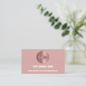 DE NAAM VAN HET KANAAL U DE KNOERPOEDER VAN DE LOG VISITEKAARTJE (Staand voorkant)