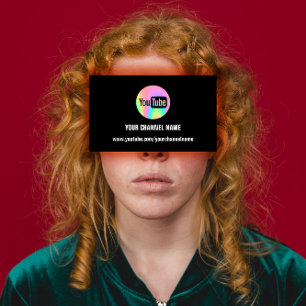 DE NAAM VAN HET KANAAL U DROGER QR CODE HOLOGRAPHI VISITEKAARTJE