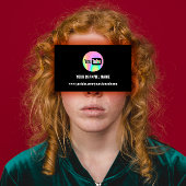 DE NAAM VAN HET KANAAL U DROGER QR CODE HOLOGRAPHI VISITEKAARTJE