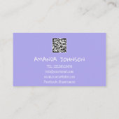 DE NAAM VAN HET KANAAL U DRUKHOLOGRAFIE VAN DE COD VISITEKAARTJE (Achterkant)