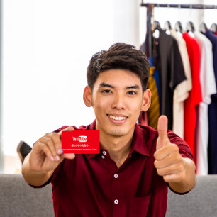 DE NAAM VAN HET KANAAL U DRUKTE LOGO QR CODE HOLOG VISITEKAARTJE