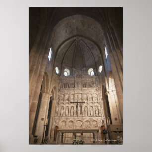 De naam van het klooster Santa Maria de Poblet Poster