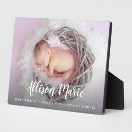De Naam van het manuscript Elegant Foto Baby Moder Fotoplaat