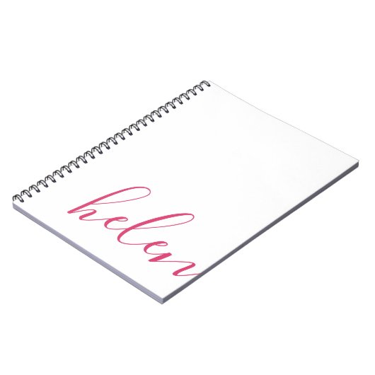 De Naam van het manuscript Modern die in Roze word Notitieboek (Linkerzijde)