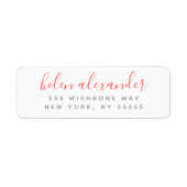 De Naam van het manuscript Persoonlijk Koraal Adre Etiket (Voorkant)