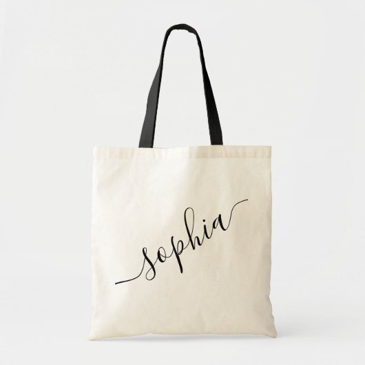 De Naam van het manuscript Persoonlijke Moderne Ee Tote Bag (Voorkant)