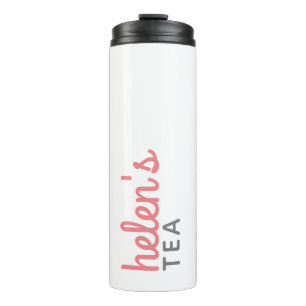 De Naam van het manuscript Tea Tumbler Douane Gift Thermosbeker