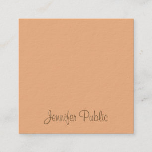 De Naam van het Manuscript van de calligrafie Mode Vierkante Visitekaartje