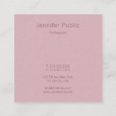 De Naam van het Manuscript van de calligrafie Mode Vierkante Visitekaartje (Achterkant)