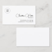 De Naam van het Manuscript van de douane uploadt d Visitekaartje (Voorkant / Achterkant)