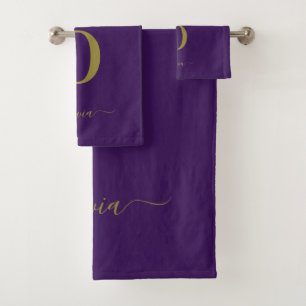 De Naam van het Manuscript van Monogram Personeel Bad Handdoek