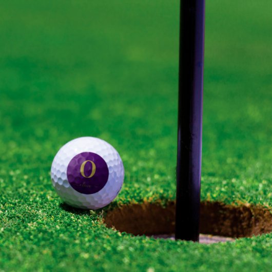 De Naam van het Manuscript van Monogram Personeel  Golfballen