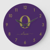 De Naam van het Manuscript van Monogram Personeel  Grote Klok (Voorkant)