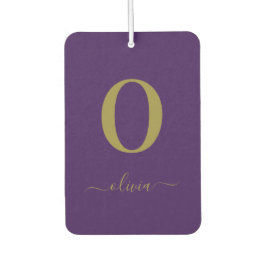 De Naam van het Manuscript van Monogram Personeel  Luchtverfrisser