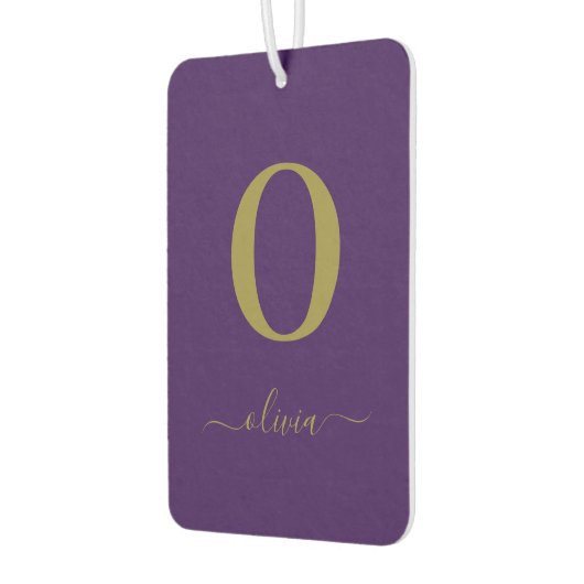 De Naam van het Manuscript van Monogram Personeel  Luchtverfrisser (Links)