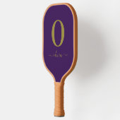 De Naam van het Manuscript van Monogram Personeel  Pickleball Paddle (Links)