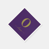 De Naam van het Manuscript van Monogram Personeel  Servet (Hoek)