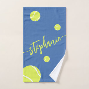 De Naam van het Manuscript van Tennis Balls Gepers Handdoek