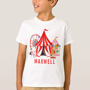De naam van het moderne Carnaval Circus Festival S T-shirt