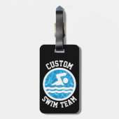 De Naam van het Swim van de douane of andere Tekst Bagagelabel (Achterkant verticaal)