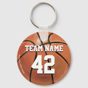 De Naam van het team en het Basketbal van het Sleutelhanger