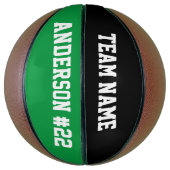 De Naam van het Team van de douane, de Naam van de Basketbal (Verticaal)