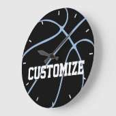 De Naam van het Team van de douane en de Basketbal Grote Klok (Hoek)