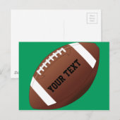 De Naam van het Team van de douane/Tekst Amerikaan Briefkaart (Voorkant / Achterkant)