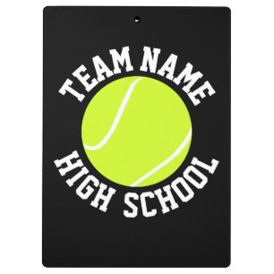 De Naam van het Team van de Douane van Tennis Coac Klembord