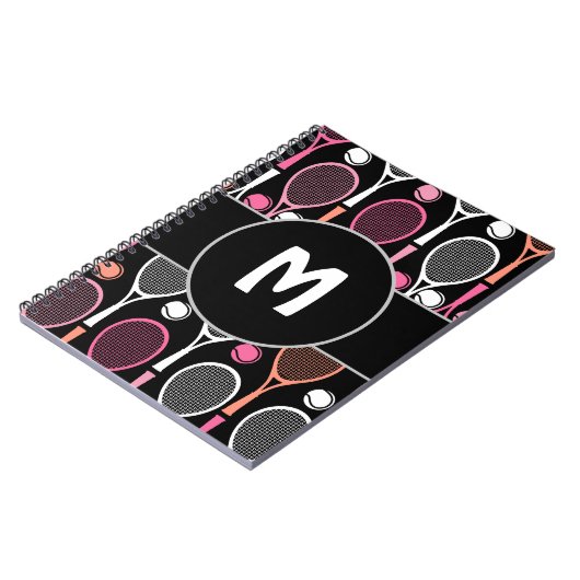 De Naam van het Team van de Speler van Tennis Pers Notitieboek (Linkerzijde)