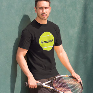 De Naam van het Team van de Tennis van de douane o T-shirt
