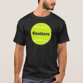 De Naam van het Team van de Tennis van de douane o T-shirt (Voorkant)