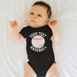 De Naam van het Team van het Baby van Baseball, de Romper