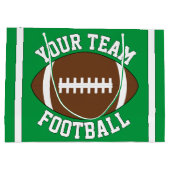 De Naam van het Team van het Football van de douan Groot Cadeauzakje (Achterkant)