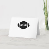 De Naam van het Team van het Football van de douan Kaart (Achterkant)