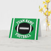 De Naam van het Team van het Football van de douan Kaart (Gele Bloem)