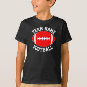 De Naam van het Team van het rode Football, Speler T-shirt (Voorkant)